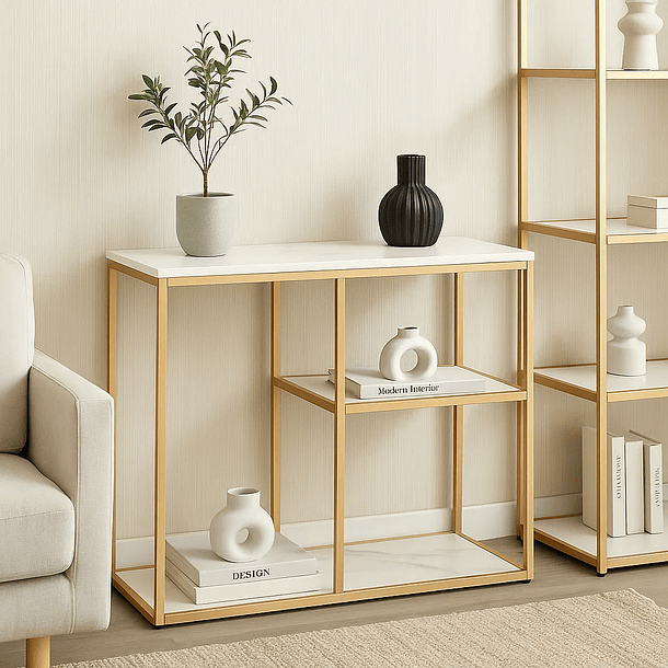 Arrimo white stone MDF marmol blanco con separadores 4