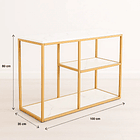 Arrimo white stone MDF marmol blanco con separadores 5