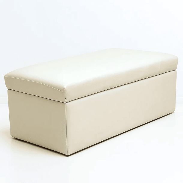 Banqueta con Almacenamiento Oculto Tapizada - Banco 1