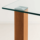 Mesa de comedor vidrio Quadra 120x80 9