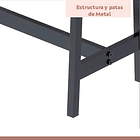 Comedor industrial con repisas y banquetas 7