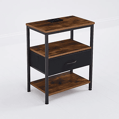 Velador Estilo Indusctrial Blackwood