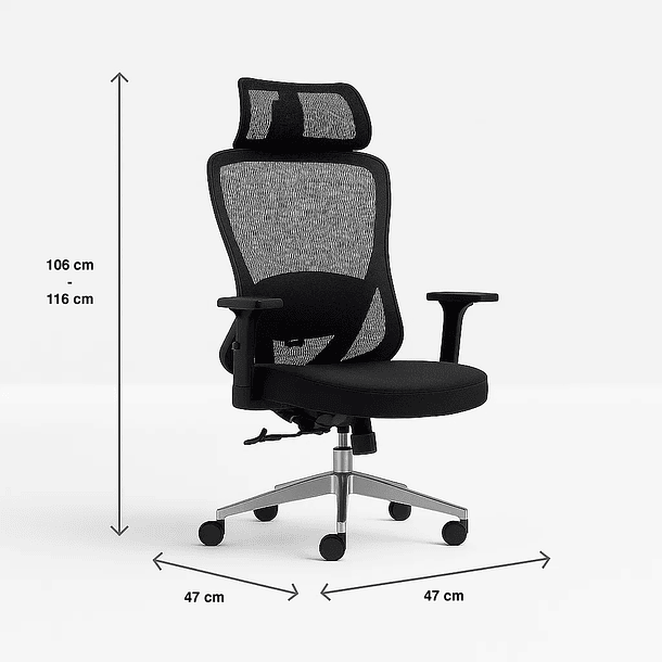 Silla de Oficina Flexor - Negro 10