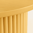 Mesa Redonda Nórdica Armonía de 130 cm Madera Natural - Café 7