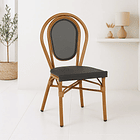 Silla Provence Parisina Rattan - Gris Oscuro 4