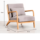 Sillón Lounge Askja - Gris 6