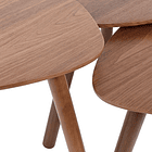 Pack de 3 mesas de centro o laterales madera 7