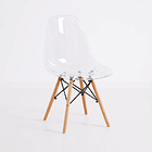 Silla Eames Acrílico Ultraresistente Transparente 1