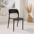 Silla de Comedor o Terraza Alto Tráfico Kentucky - Negra 2