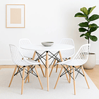 Pack de 4 Sillas Eames Enrejada Mesh - Blanca 2