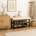 Zapatero con Asiento Confort - Blanco 4