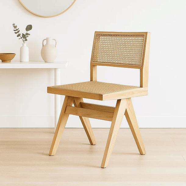 Silla Savia de Rattan - Natural 3