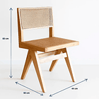 Silla Savia de Rattan - Natural 4