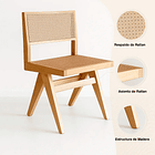 Silla Savia de Rattan - Natural 5