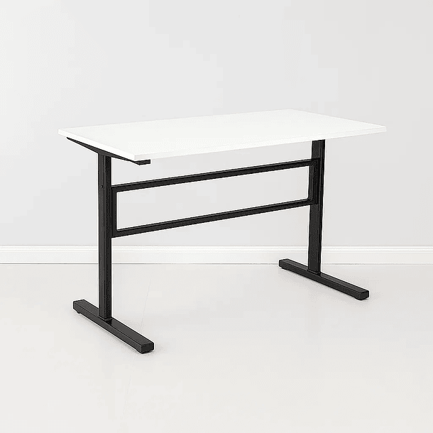 Escritorio de trabajo con altura regulable standing desk - Blanco 2