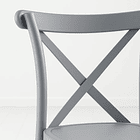 Pack 4 Sillas de Terraza o Comedor Crossback Danubio - Gris 6