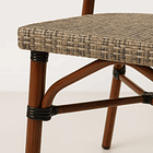 Pack de 4 Sillas Bistro Parisina Textileno - Beige 6