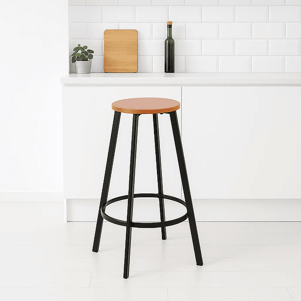 Piso taburete de bar elipse industrial 3