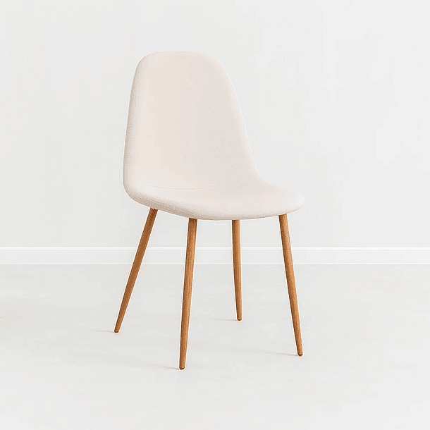 Silla Spoon Velvet - Crema 2