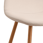 Silla Spoon Velvet - Crema 12