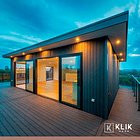 Revestimiento Siding Plano WPC exterior Color Gris Azulado 4