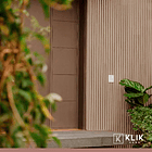 Revestimiento Siding Plano WPC exterior Color Gris Oscuro 9