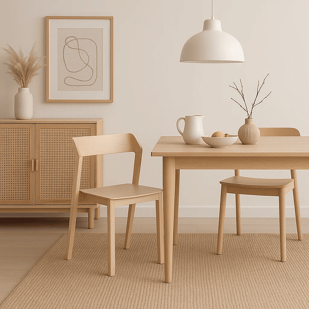 Silla de Comedor Madera Rover Viena Natural 6