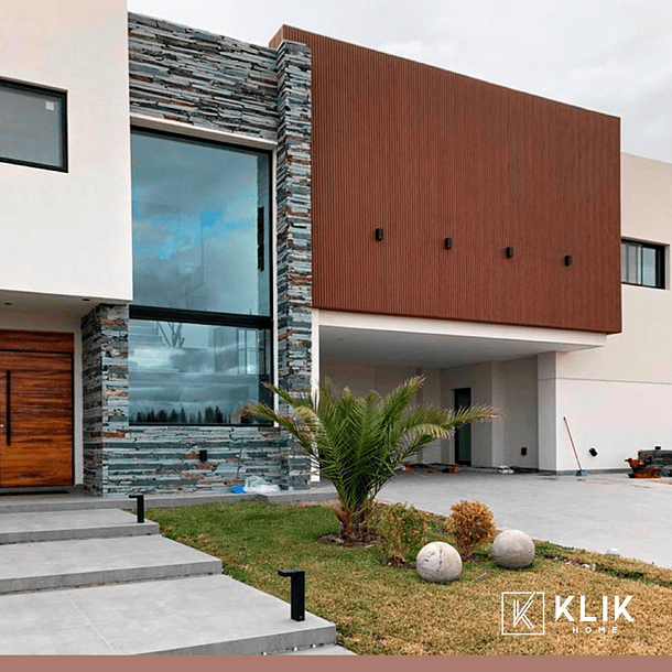 Revestimiento Siding Plano WPC exterior Color Madera Oscura 4