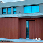 Revestimiento Siding Plano WPC exterior Color Madera Oscura 10