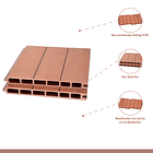 Revestimiento Siding WPC exterior Color Madera Clara 6