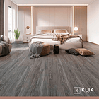 Piso Vinilico SPC Color Gris Oscuro 3