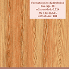 Piso Vinilico SPC Color Madera Clara 7