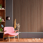 Revestimiento Siding WPC interior color Nogal 3