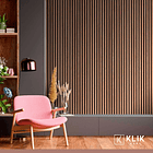 Revestimiento Siding WPC interior color Nogal 4