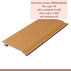 Revestimiento Siding Plano WPC exterior Color Madera Clara 8