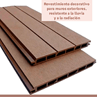 Revestimiento Siding WPC exterior Color Madera Oscura 5