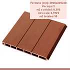 Revestimiento Siding WPC exterior Color Madera 7