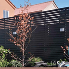 Muro Separador Divisor WPC Color Gris Oscuro 3