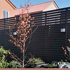 Muro Separador Divisor WPC Color Gris Oscuro 4