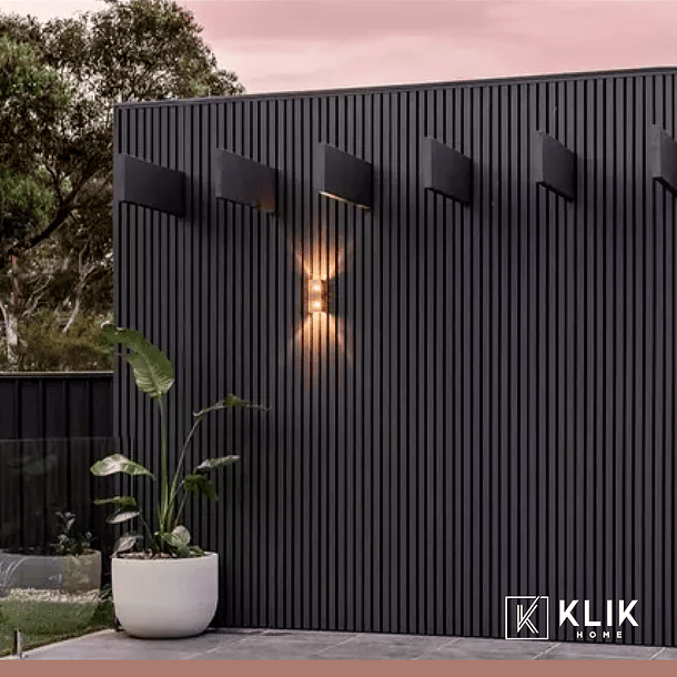 Muro Separador Divisor WPC Color Gris Oscuro 8