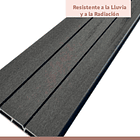 Revestimiento Siding WPC exterior Color Gris Azulado 10