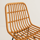 Silla de Comedor Terraza Rattan Grecia Color Madera 12