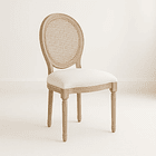 Silla de Comedor Madera Acolchada Luis XV 1