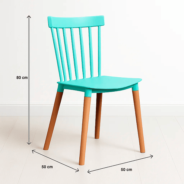 Silla Windsor - Menta 6