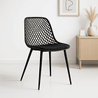 Silla Europa Acolchada - Negra 2