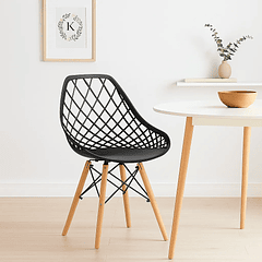 Silla Eames Enrejada Mesh - Negra