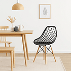 Silla Eames Enrejada Mesh - Negra 4
