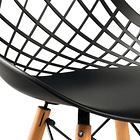 Silla Eames Enrejada Mesh - Negra 11