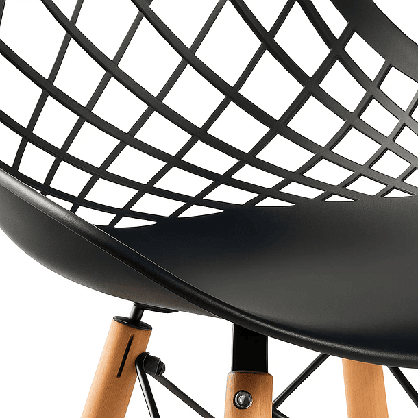 Silla Eames Enrejada Mesh - Negra 11