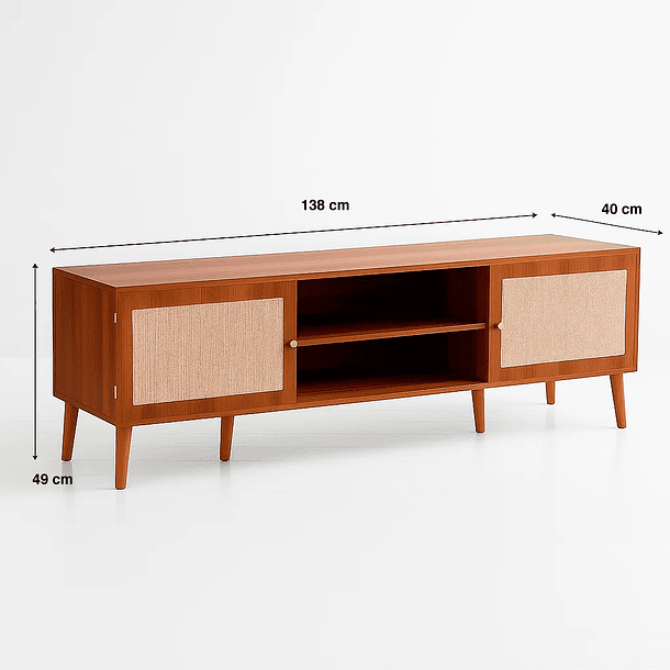 Rack de TV Siena - Rustica 4